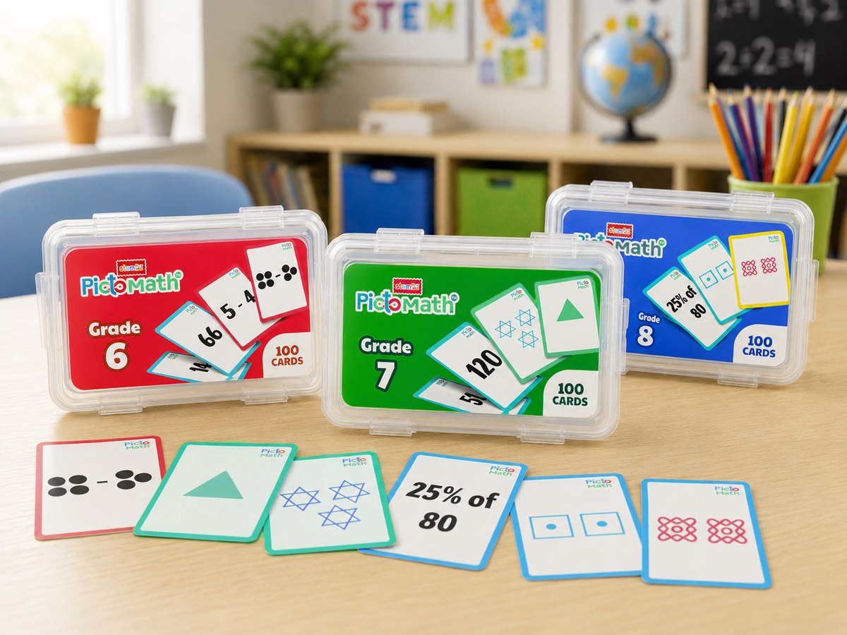 PictoMath Middle School Kit for Grades 6 to 8