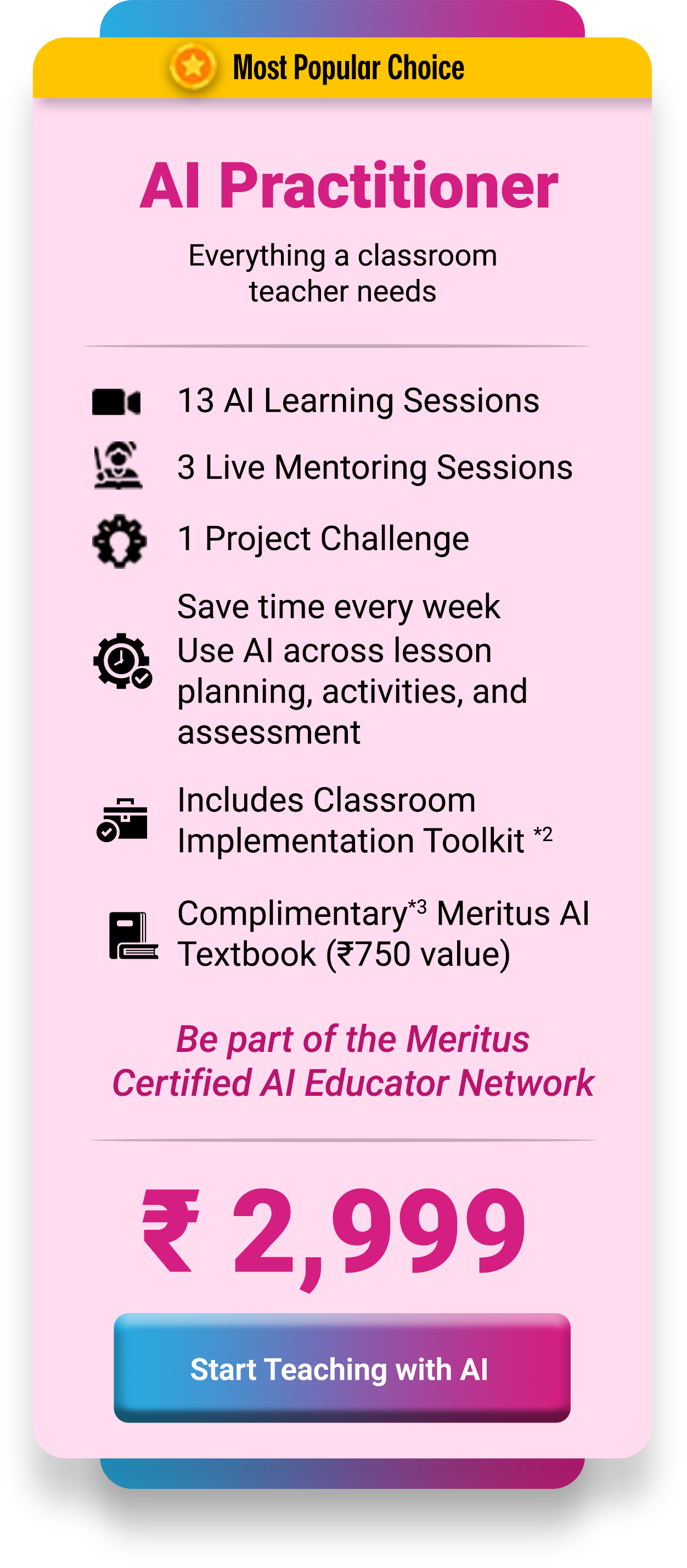 AI Practitioner - ₹2,999
