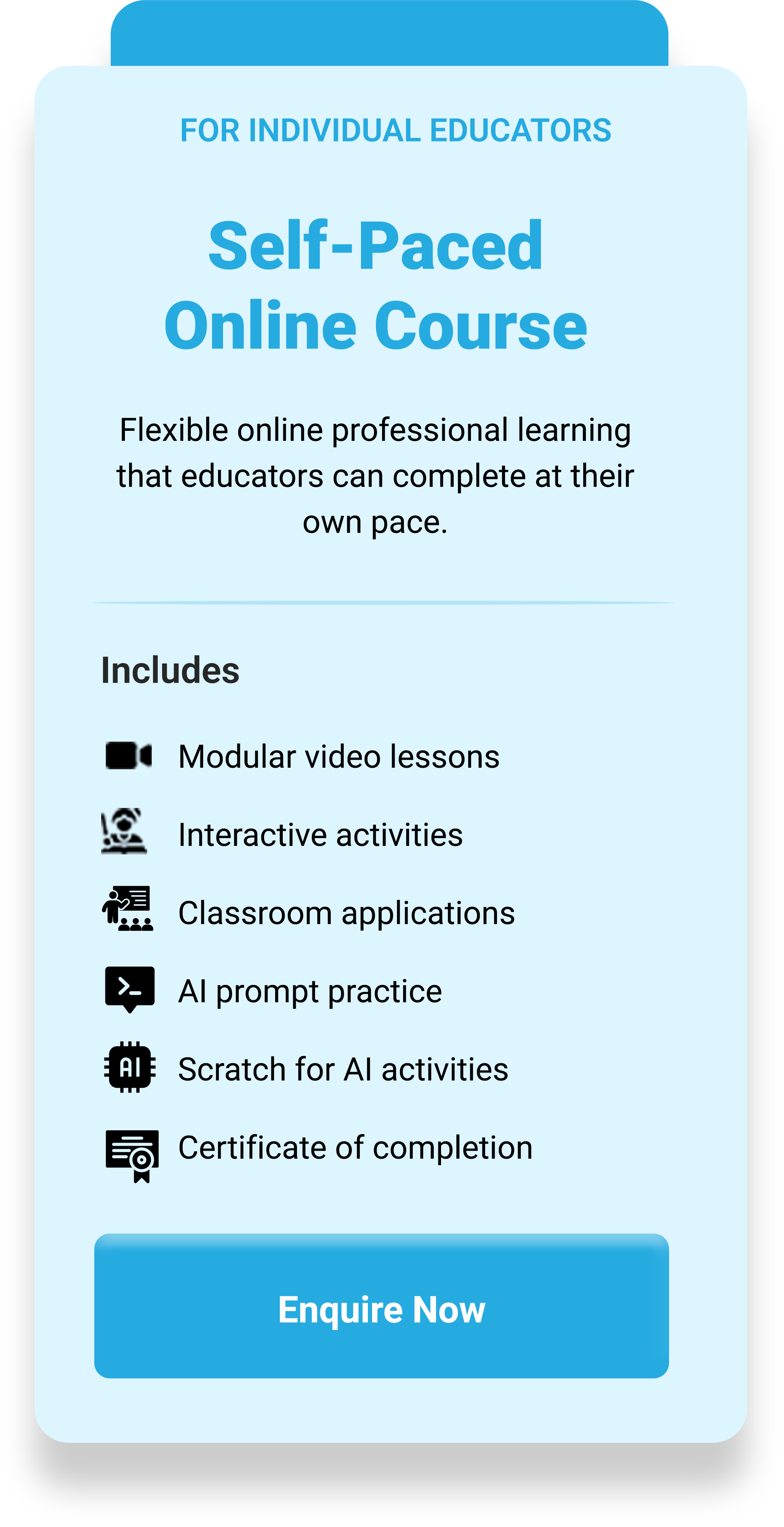 Self-Paced Online Course
