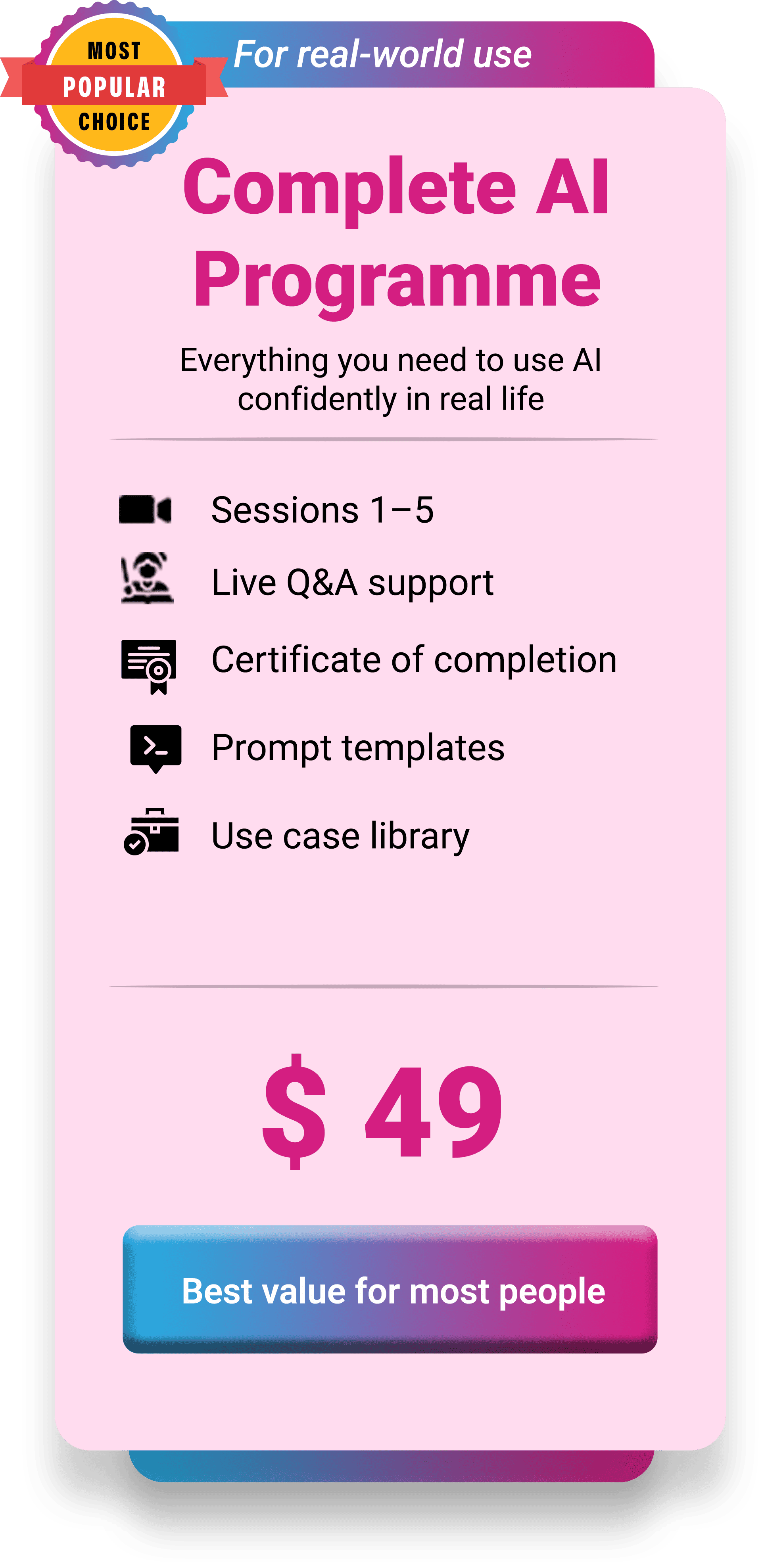 Complete AI Programme
