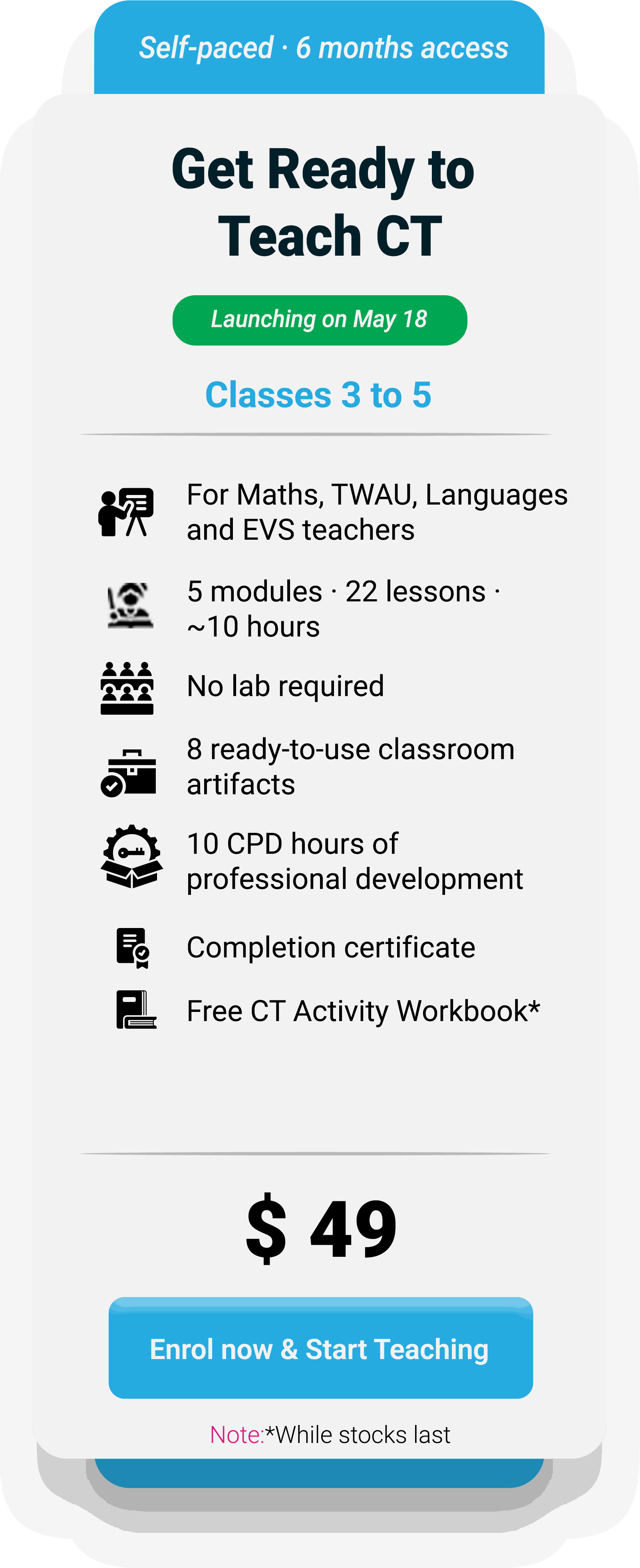 Get Ready to Teach CT (Classes 3-5)